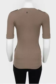 A tight -fitting top top