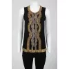 Top with sequins, beads and stones