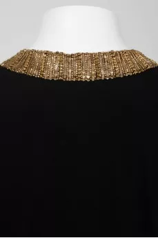 Top with sequins, beads and stones