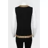 Top with sequins, beads and stones