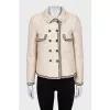 Straight jacket with buttons