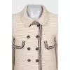 Straight jacket with buttons