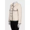 Straight jacket with buttons