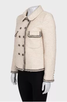 Straight jacket with buttons