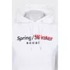 White hoodie with zippers