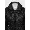 Quilted jacket with lacing