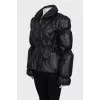 Quilted jacket with lacing