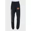 Men's printed drawstring track pants