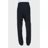 Men's printed drawstring track pants