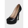 Black high heels
