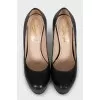 Black high heels