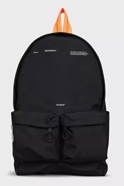 Men's backpack with bright straps