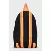 Men's backpack with bright straps