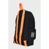 Men's backpack with bright straps
