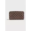 Rectangular wallet with signature print