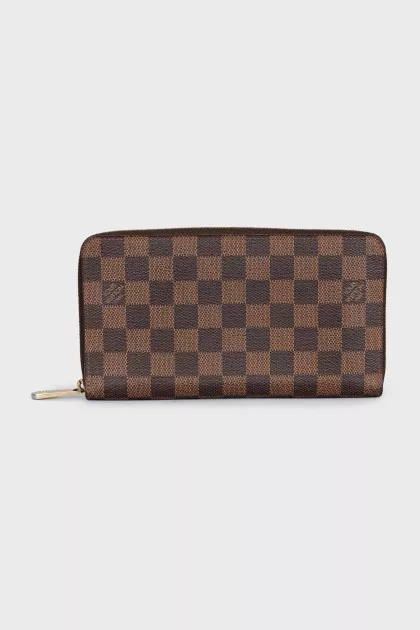 Rectangular wallet with signature print