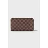 Rectangular wallet with signature print