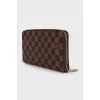 Rectangular wallet with signature print