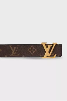 Reversible belt with signature print