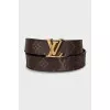 Reversible belt with signature print