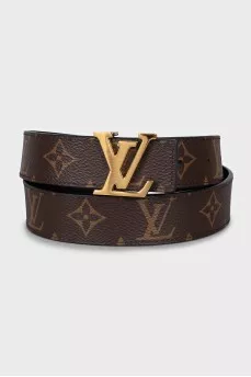 Reversible belt with signature print