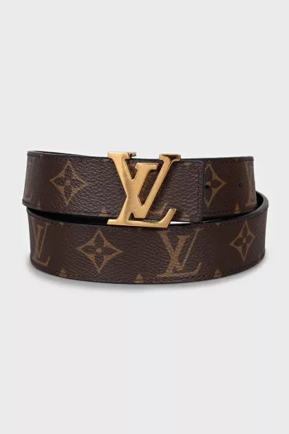Reversible belt with signature print
