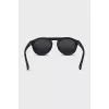 Black round frame sunglasses