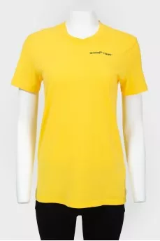 T -shirt with embroidered logo
