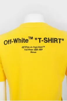 T -shirt with embroidered logo