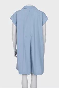 Straight dress in light blue