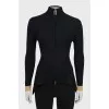 Ribbed fitted cardigan