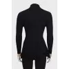 Ribbed fitted cardigan