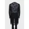 Lace cardigan without fastening