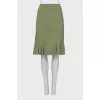 Green skirt with a small print