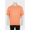Men's orange polo shirt