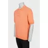 Men's orange polo shirt