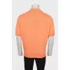 Men's orange polo shirt