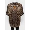 Free Top Futball in a leopard print