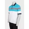 Men's polo shirt with a zipper