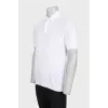 Men's perforated polo shirt