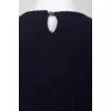 Knitted tight -fitting top with short sleeve