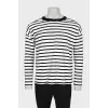 Men's striped sweatshirt