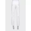 Men's white jeans