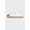 Espadrilles with a signature logo