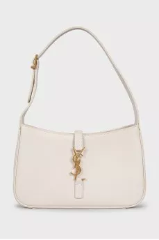 White leather bag Le 5 à 7