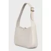 White leather bag Le 5 à 7