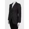 Double-front wool and cashmere jackets