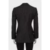 Double-front wool and cashmere jackets