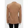 Corduroy jacket with patch