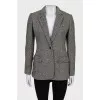 Striped wool jacket